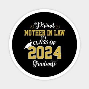 Proud Mother In Law of a 2024 Graduate School Graduation Magnet
